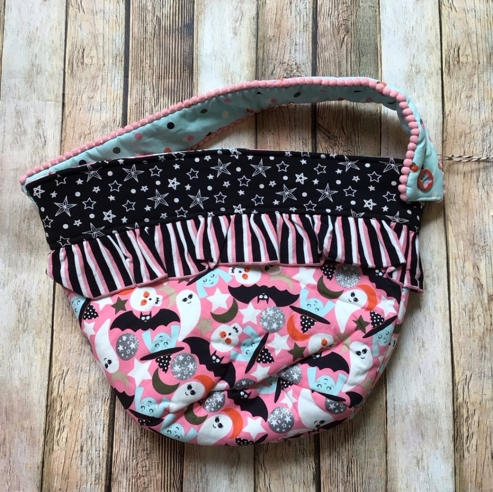 NWT Matilda Jane I've Got Candy Reversible Halloween Basket Bag - Picture 2 of 4